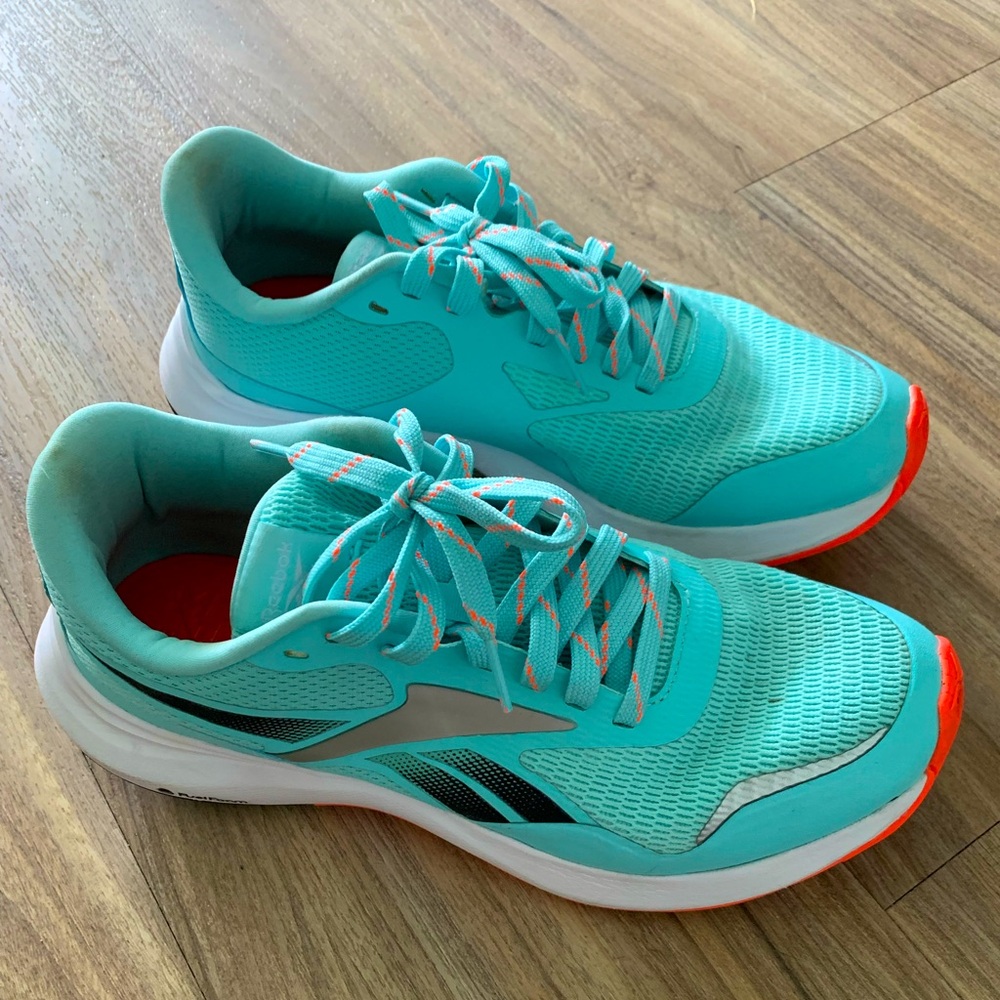 Reebok turquoise shoes